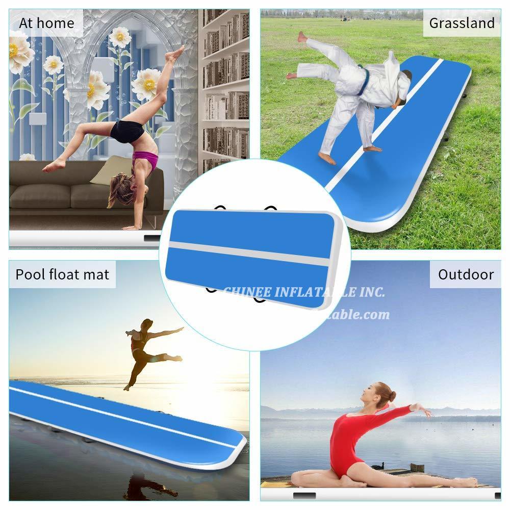 AT1-079 Inflatable Gymnastics Airtrack Tumbling Air Track Floor Trampoline For Home Use/Training/Cheerleading/Beach