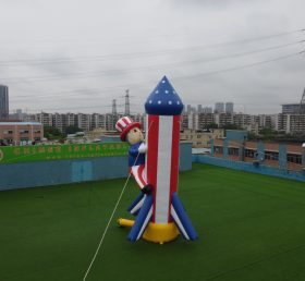 cartoon2-074 Uncle Sam Rocket Inflatable...