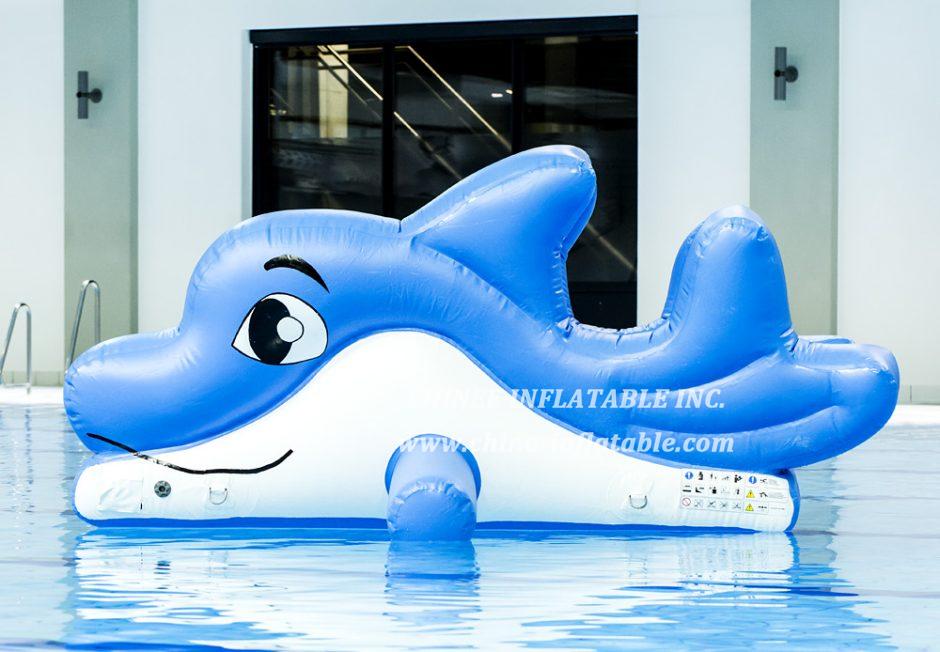 WG1-007 Dolphin Inflatable Floating Water Sport Park Game For Pool