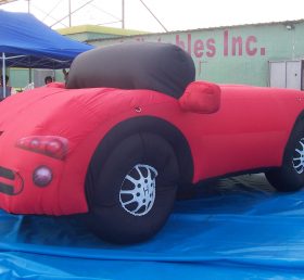 Cartoon2-028 Giant Red Car Inflatable Ca...