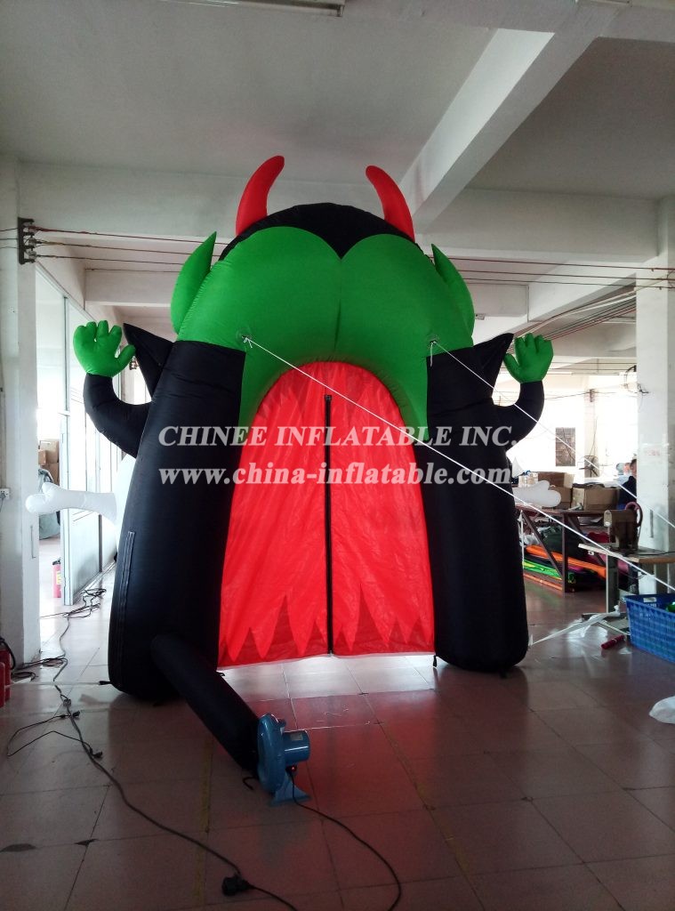 Arch2-039 Inflatable Giant Halloween Clown Arches