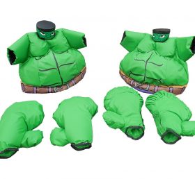 SS1-8 Adult Green Warrior Superhero Sumo...