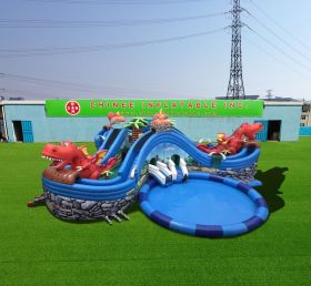 Pool2-729 Dinosaur Inflatable Jurassic P...