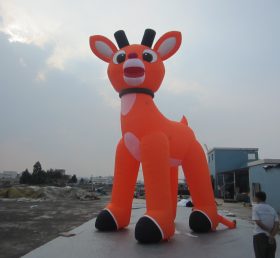 C1-180 Christmas Inflatables Orange Deer