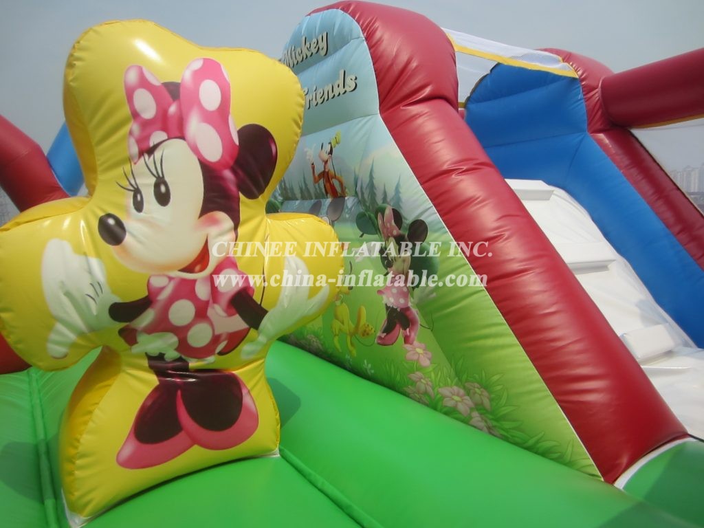 T6-433 Disney Mickey &Amp; Minnie Bouncy Castle