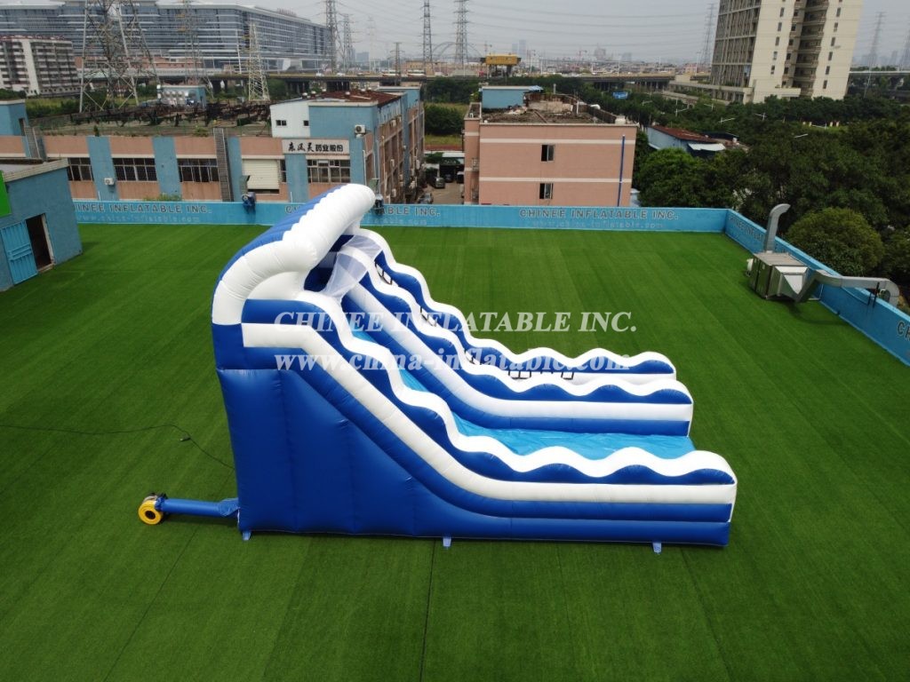 T8-3807 Inflatable Wave Slide Classic Slide For Pool Commerical Slide