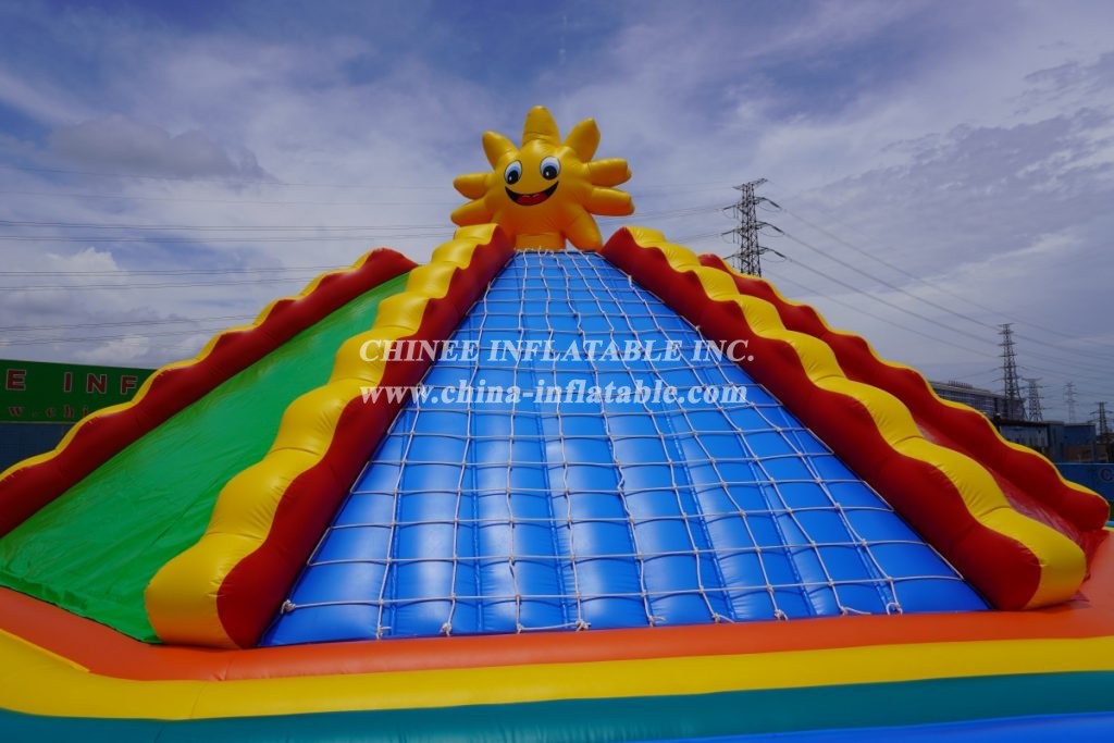 T11-1315 Big Party Inflatable Games Climbing Wall For Kids And Adult