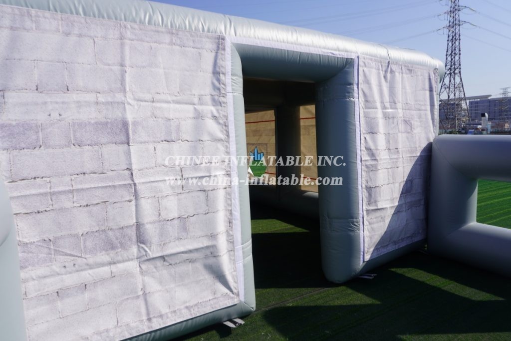 Tent1-805 Removable Inflatable Structure Military Training Tent Inflatable House With Yard