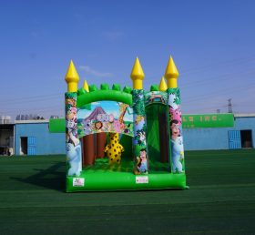 T5-1002F Jungle Safari Bouncy Castle Com...