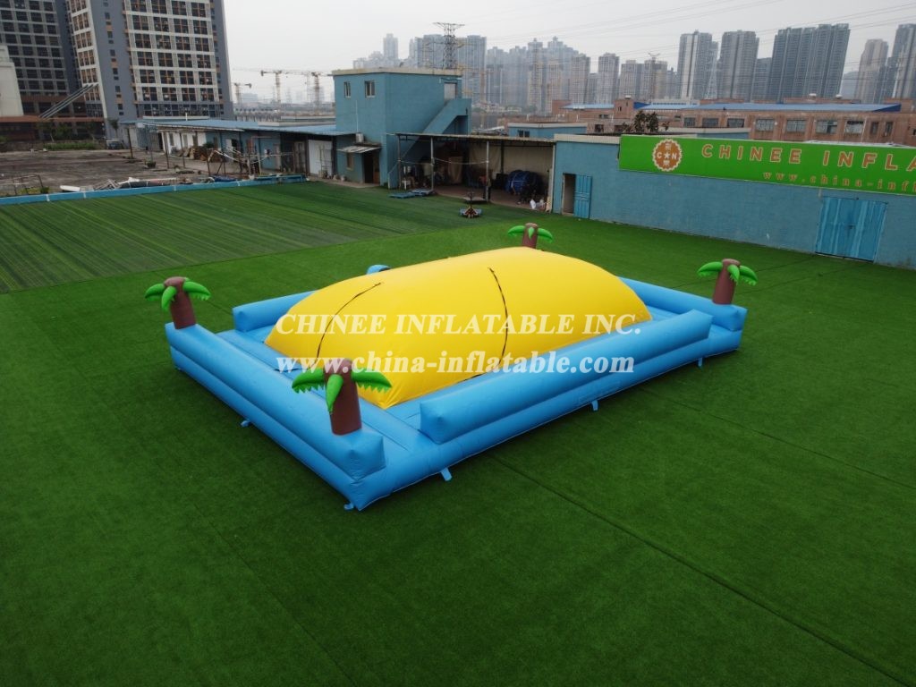 T11-1027B Jungle Theme Inflatable Bedjump