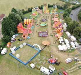 IS11-4019 Biggest Inflatable Zone Amusem...