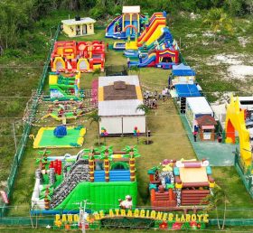 IS11-4018 Biggest Inflatable Zone Amusem...