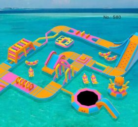 S80 Inflatable Water Park Aqua Park Wate...