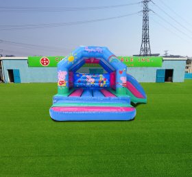 T2-4038 13X18Ft Blue Peppa Pig Side Slid...