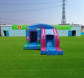 T2-4052 Blue Peppa Pig Box Jump And Slid...