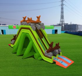 T8-1467 Inflatable Slide Green Giant Sli...