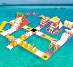 S79 Inflatable Water Park Aqua Park Wate...