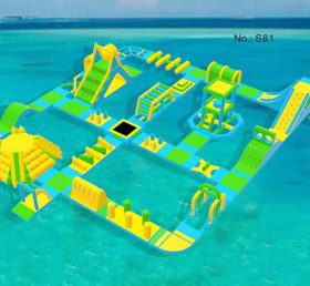 S81 Inflatable Water Park Aqua Park Wate...