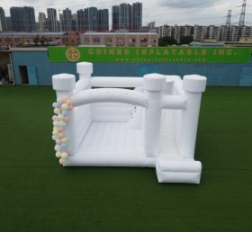 T2-3603 Pure White Wedding Bouncy Castle...