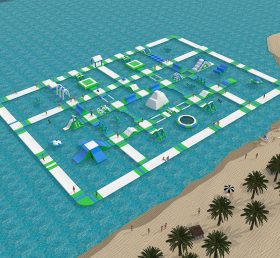 S155 Inflatable Water Park Aqua Park Wat...