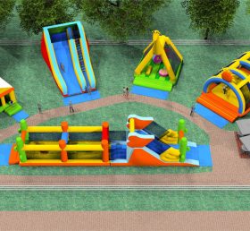 IS11-4022 Inflatable Zone Amusement Park...