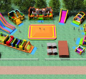 IS11-4023 Inflatable Zone Amusement Park...