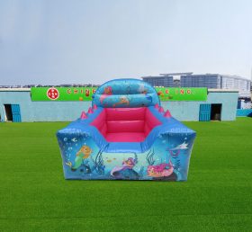 T2-4144 Mermaid High Back Inflatable Bal...