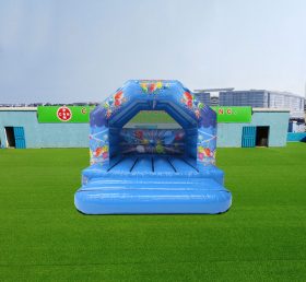 T2-4164 12X12Ft Blue Party Bounce House
