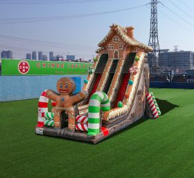 T8-4021 Gingerbread House Slide