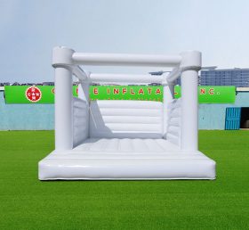 T2-3514 White Wedding Bounce House