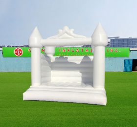 T2-3555 White Wedding Bouncy Castle