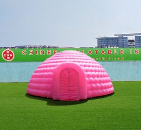 Tent1-4257 Giant Pink Inflatable Dome