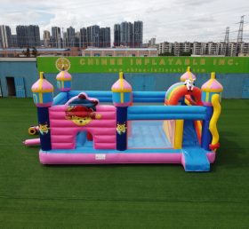 T2-4093B Custom Bouncy Castle With Slide