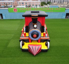 T6-872 Train shape inflatable playground