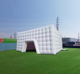 Tent1-4546 White Exhibition Cube Tent