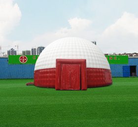 Tent1-4672 Red&Amp;White Dome Tents For ...
