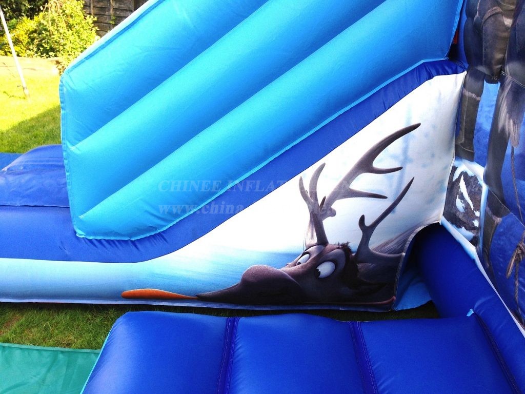 T2-4591 Frozen Bouncy Castle With Slide