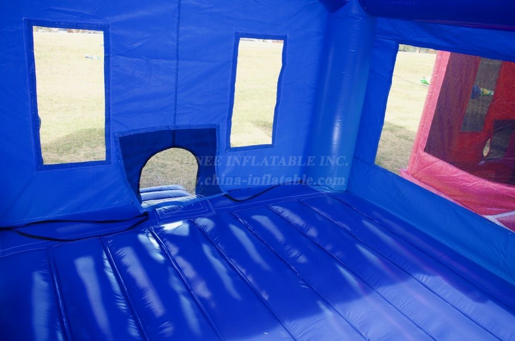 T2-4646 Justice League Jumping Castle And Slide