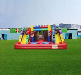 T2-4654 Lego Bouncy Castle With Slide Po...