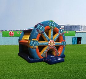 T2-4857 Clown Ferris Wheel Inflatable Bo...