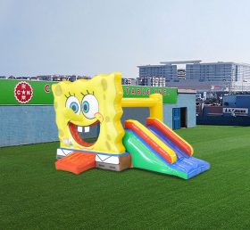 T2-4978 Spongebob Bounce House With Slid...