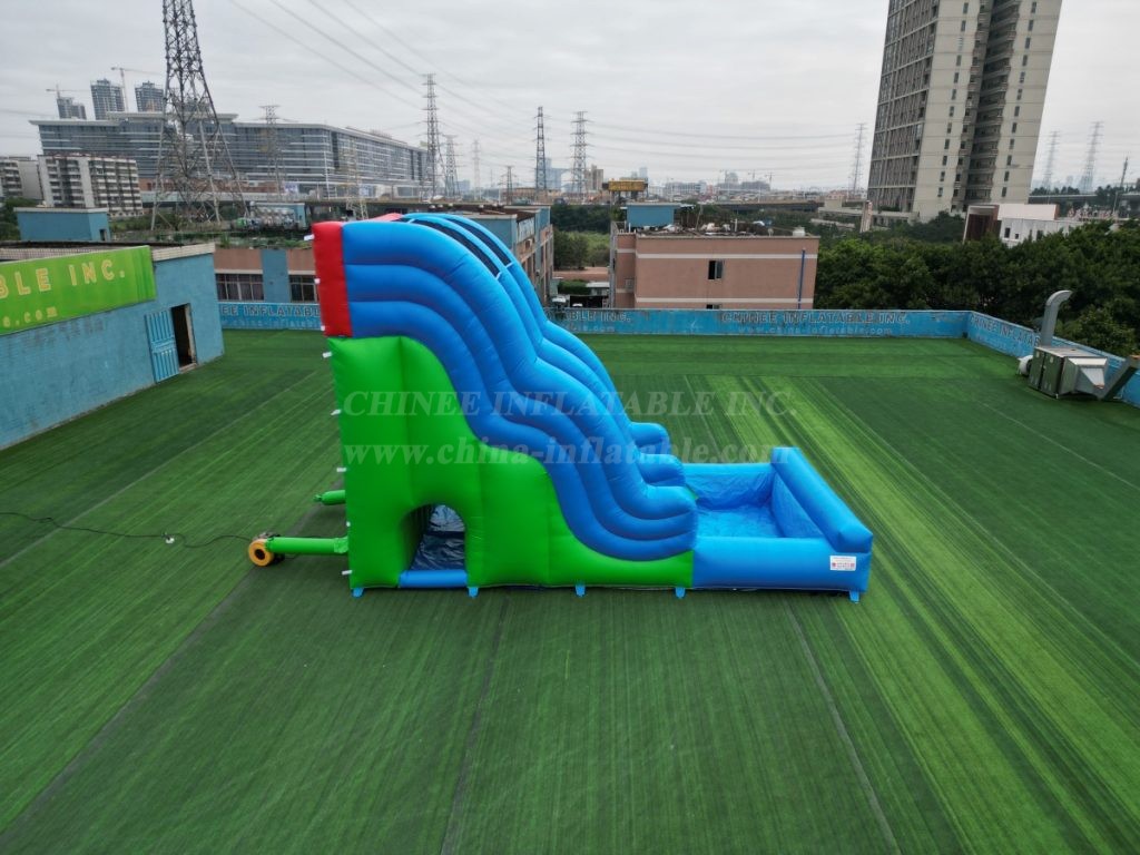 T8-3817 Inflatable Slide With Water Pool