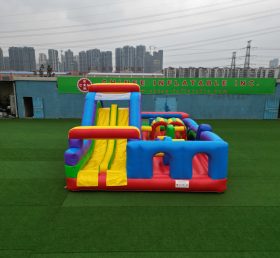 T2-6008 Inflatable Slide With Obstacles