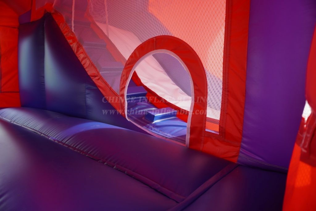 T2-860C Spider-Man Inflatable Castle With Slide