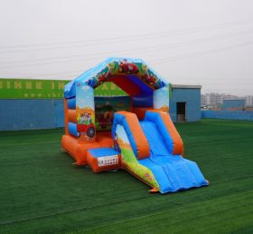 T2-2723H Tractor Theme Kids Bouncy Castl...