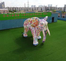 S4-508 Inflatable Cartoon Color Elephant