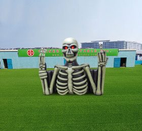 S4-518 Inflatable Skull Holiday Decorati...