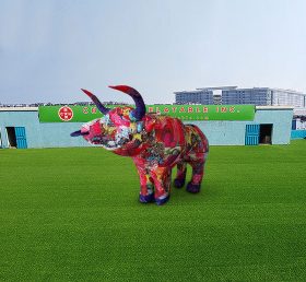 S4-564 Inflatable Cartoon Painted Bull