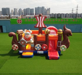 T2-3194 Pirate Ship Inflatable Playgroun...