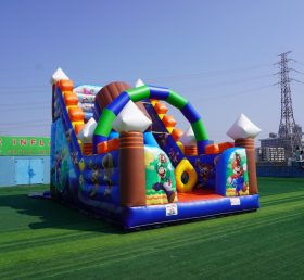 T8-1506D Super Mario Inflatable Slide